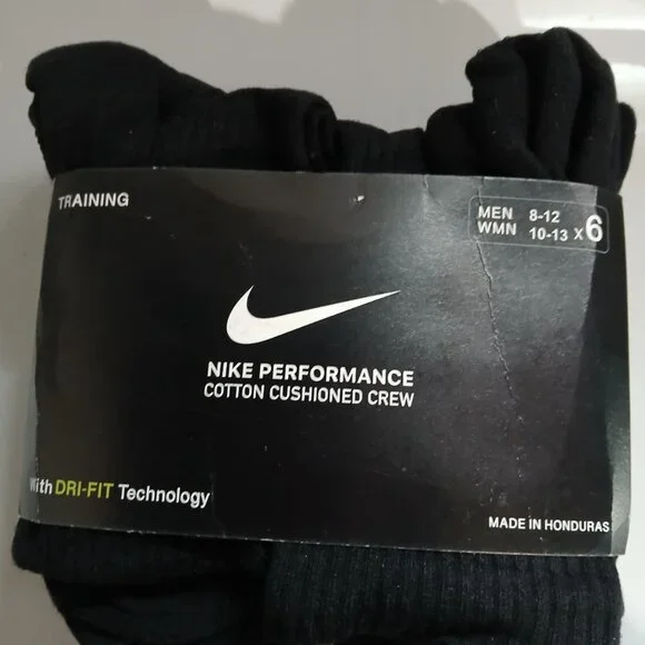 NIKE PERFORMANCE CUSHIONED CREW TRAINING SOCKS - Picture 4 of 4